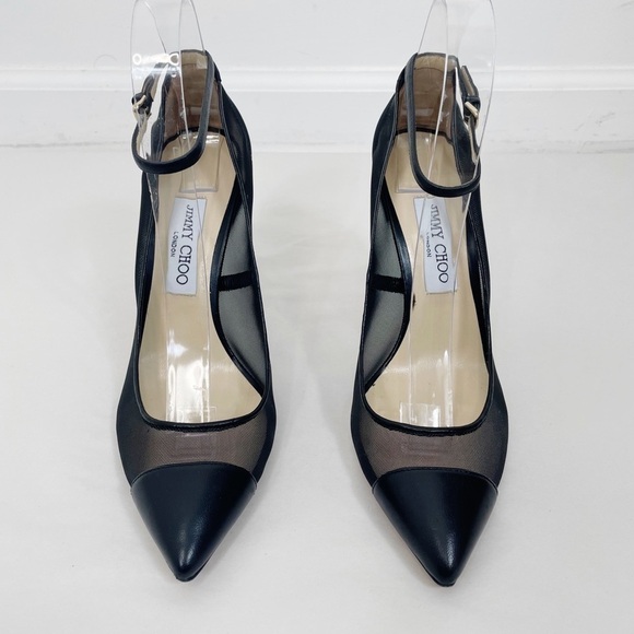 Jimmy Choo Tower Mesh Heel Pump - Picture 6 of 10